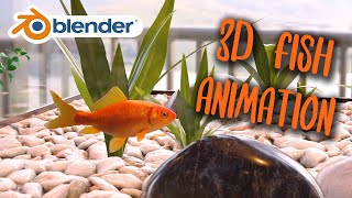 3D Fish animation - BLENDER eevee