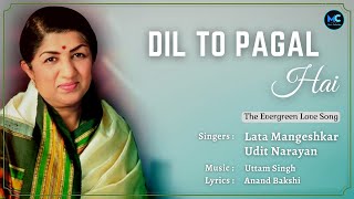 Dil To Pagal Hai (Lyrics) - Lata Mangeshkar #RIP , Udit Narayan | Shah Rukh Khan, Akshay K, Madhuri
