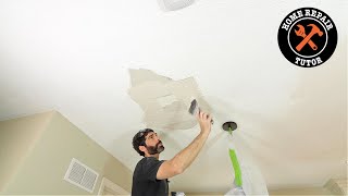 Drywall Ceiling Repair Tips - #shorts