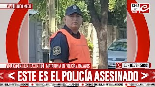 Este es el policía asesinado de un disparo en la cabeza