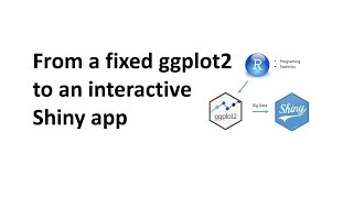 From a fixed ggplot2 figure to an interactive Shiny App