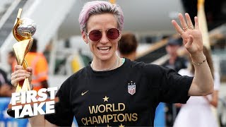 Pay equality at the forefront of the USWNT parade | First Take