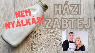 Házi olcsó zabtej - főzés nélkül - NEM nyúlós, NEM nyálkás | veganblog.hu