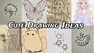 Cute Drawing Ideas | Aesthetic Drawing Ideas | Simple Drawing Ideas