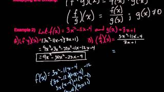 6-6 Function Operations