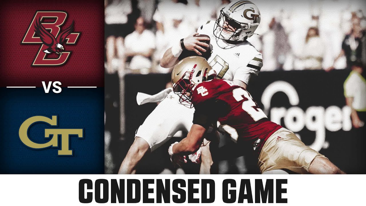 Boston College Vs. Georgia Tech Game Condensed Game | 2023 ACC Football ...