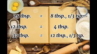 Increasing and Decreasing Recipe Yields