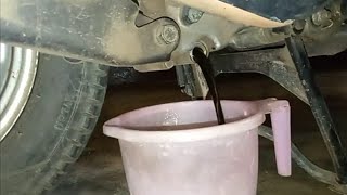 How To Replace Engine Oil Of Hero Pleasure, Honda Activa. Proper Ways For Oil Change & Service.