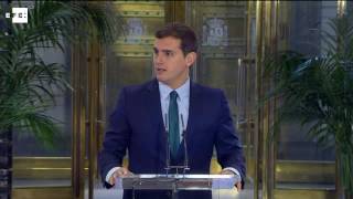 Rivera dice que Rajoy ve "con buenos ojos" un pacto por España ante secesionistas