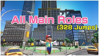 [Super Mario Odyssey] All Main Roles (328 Jumps!)