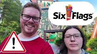 An American theme park - Sam panics at Six Flags Great Adventure in New Jersey