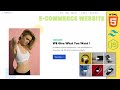 How to Build an E-Commerce Website from Scratch using HTML and Tailwind CSS | Step-by-Step Tutorial