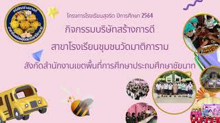 นำเสนอกิจกรรม บริษัทสร้างการดี สาขาโรงเรียนชุมชนวัดมาติการาม