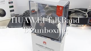 HUAWEI TalkBand B3 UNBOXING