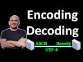 Encoding/Decoding: ASCII, Unicode, UTF-8, Base64