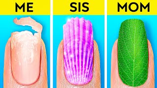 AMAZING BEAUTY HACKS || Awesome Nail Designs For Beginners By 123GO!GOLD