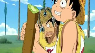 Luffy doesn't shares food with Nami funny