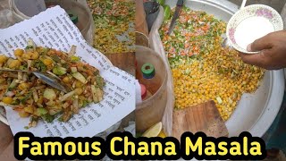 Famous Chana Masal Street Food TK.10 Per Plate / @NSLFood. / Indian Street Food