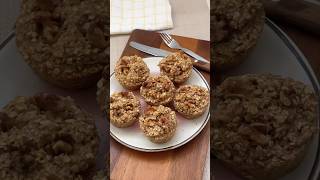 มัฟฟิน ข้าวโอ๊ต+กล้วย✨#muffins #oatmealmuffins #cleaneating #cleanrecipes #อาหารคลีน