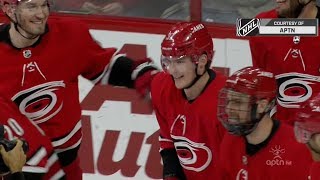 Clarence Iron calls the first NHL game in Plains Cree