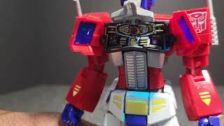 Flame Toys Optimus Prime Fuari Models Kit : Tntneonprime review #transformers #hasbro #flametoys