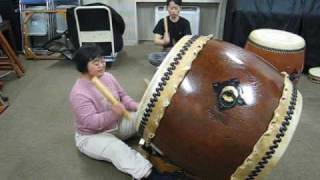 江戸時代の太鼓で秩父屋台囃子練習（2009.12.03.木）小槌会/Chichibu \