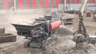 Backenbrecher R1 im Schlackerecycling / Jaw crusher R1 in slag recycling