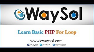 Learn Basic PHP for Loop | eWaySol