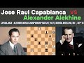 Capablanca vs Alexander Alekhine ||Capablanca - Alekhine WC Match (1927), Buenos Aires ARG, rd 1