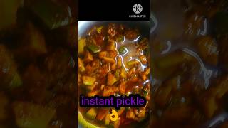instant pickle #achar#viral #food #youtube shorts #homemade #yummy