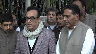 Delhi Assembly Election 2020 | Subhash Chopra and Ajay Maken addresses media after meeting with EC
