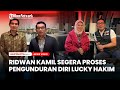 Ridwan Kamil Segera Proses Pengunduran Diri Lucky Hakim