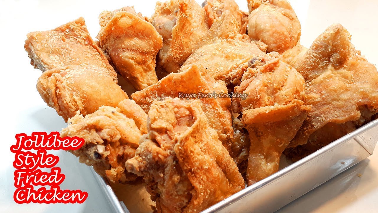 THE EASIEST JOLLIBEE STYLE CRISPY FRIED CHICKEN RECIPE | CHICKENJOY ...