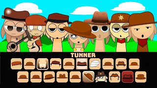 Incredibox Sprunki But Everyone is Tunner (Retake, Sprunout, Sprunksters, Pyramixed, etc.)