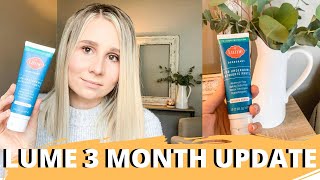 LUME NATURAL DEODORANT THREE MONTH REVIEW UPDATE//DOES  IT STILL WORK??