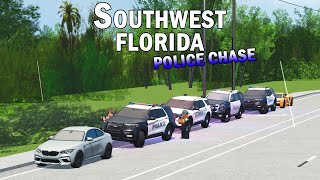 GOT IN A HUGE POLICE CHASE... || ROBLOX - Southwest Florida