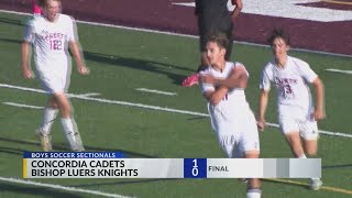 2A no. 9 Concordia knocks off 2A no. 2 Bishop Luers in boys soccer sectional action