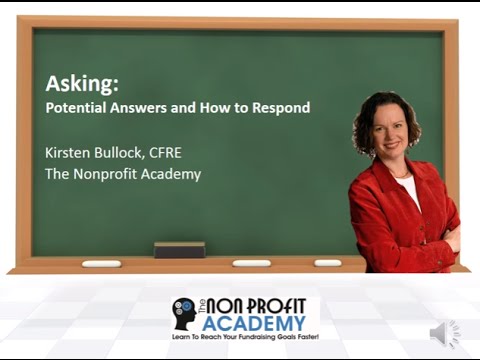 Asking for a Donation: Answers you'll get and how to respond Asking for a Donation: Answers you'll get and how to respond