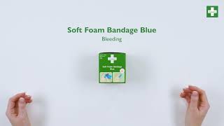 Cederroth Soft Foam Bandage Blue (6 cm x 2 m)