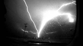 Upward Lightning in Rapid City, South Dakota