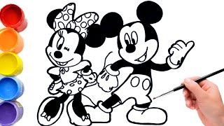 🔴🔴 How to draw Mickey Mouse Funhouse 2021 - Minnie and Mickey