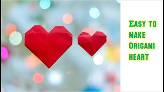 Origami Paper Heart /How to Fold a Paper Heart(របៀបបត់បេះដូងក្រដាស)