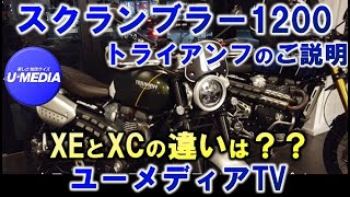 スクランブラー1200XC＆XEの比較をしてみました！足つきチェックも♪♪