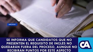 Finaliza plazo para completar expedientes de postulantes a Superintendencia de Competencia