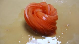 Tomato Rose Re-Do (better viewing angle) - How To Make Sushi Series