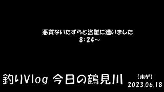 シーバス釣りVlog 今日の鶴見川 2023年6月18日（ホゲ）悪質ないたずらと盗難に遭いました