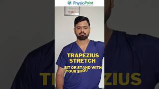 Trapezius muscle stretch for neck pain relief #trapeziusstretch #neckstretches #short #health