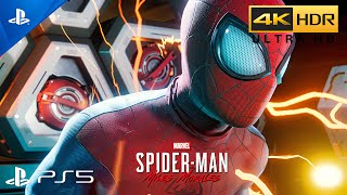 SPIDER-MAN MILES MORALES Gameplay Walkthrough Part 4 [PS5 4K 60FPS] - No Commentary
