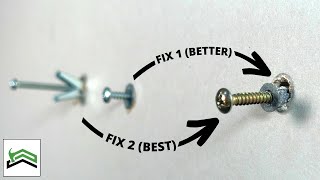 How To Fix Loose Drywall Anchors |  Stronger Hold Guaranteed!