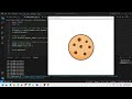 Cookie clicker in Python Turtle video 2 - displaying a gif instead of a turtle